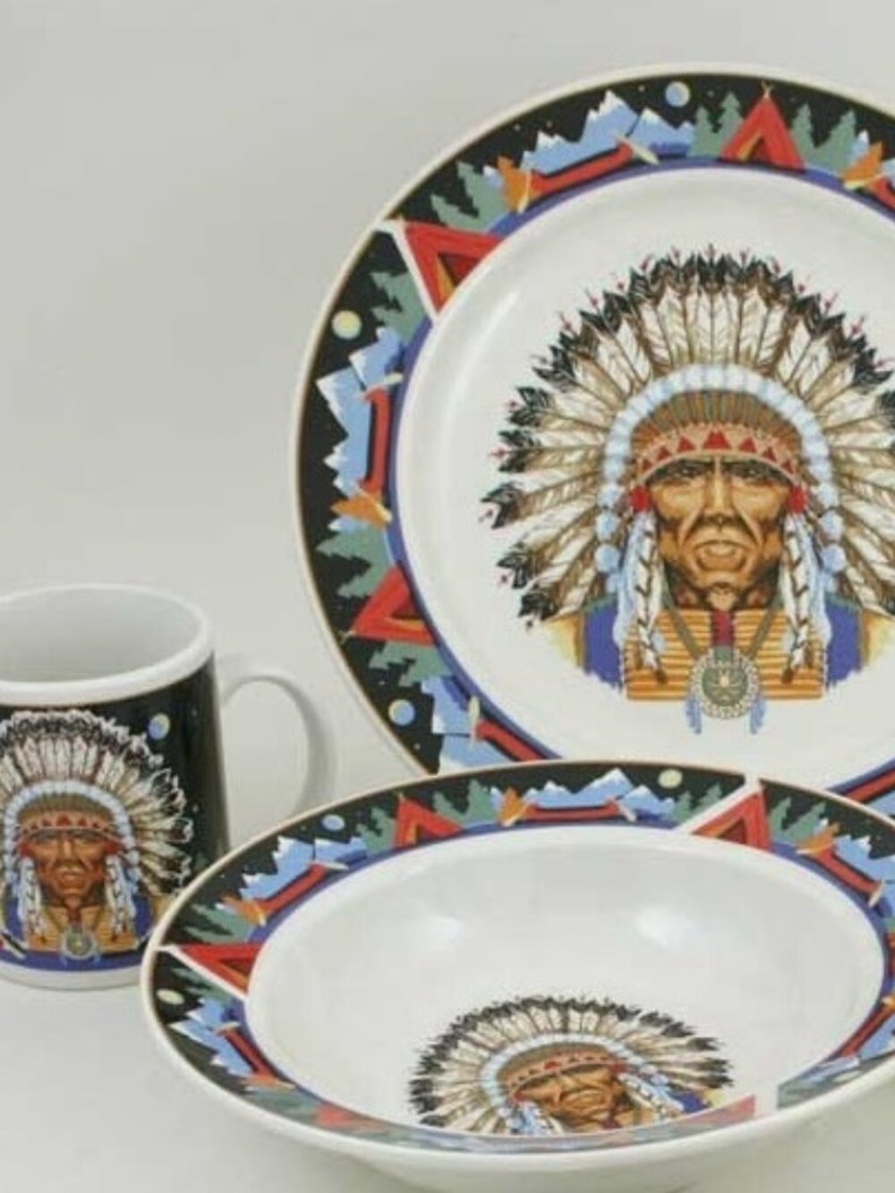 Indian Chief Dinnerware